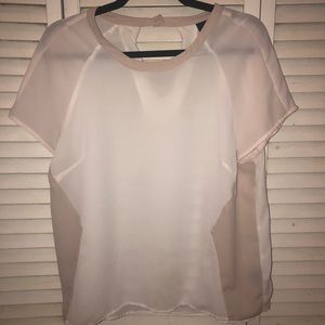 Sheer White/Cream Blouse